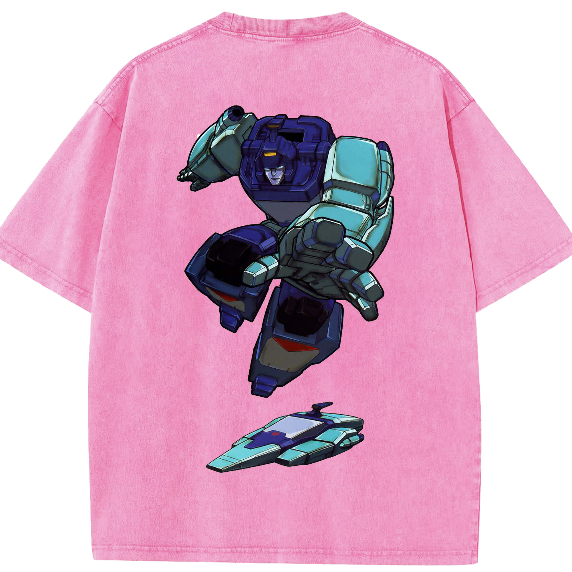 （画像用）  綿100% ヴィンテージ風 半袖Tシャツ（背面プリント）